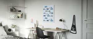 Inreder barnrummet med Photowall canvastavlor