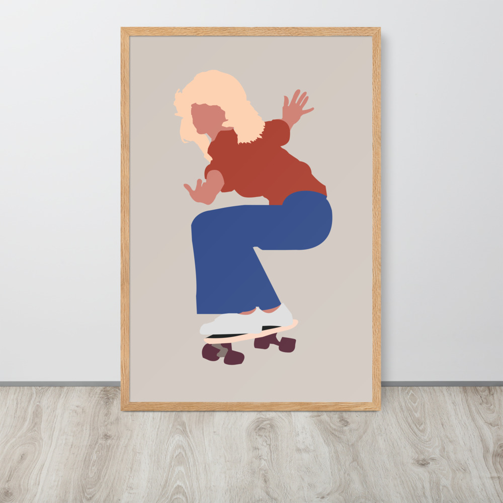 Inred hemmet med moderna posters